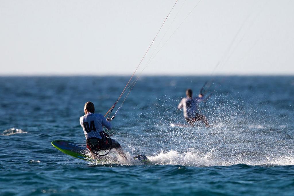 2013 Kiteracing Oceanic Championships Day 4 - Ariane Imbert © Travis Hayto